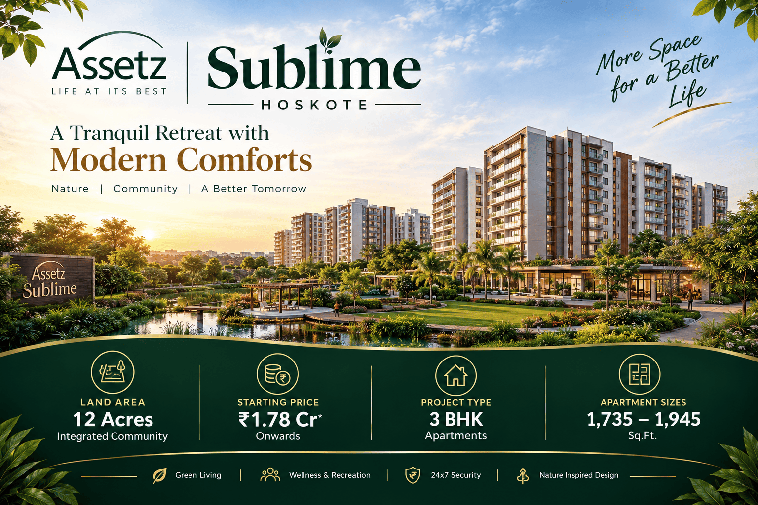 Assetz Sublime Hoskote Premium Apartments